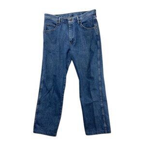 Wrangler Regular Fit Jeans Men’s 36x32 Light Blue Cotton Blend Denim Casual Pant